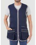 GILET AMBISPORT BLEU/ROUGE